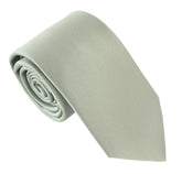 Olive Green Satin Wedding Tie